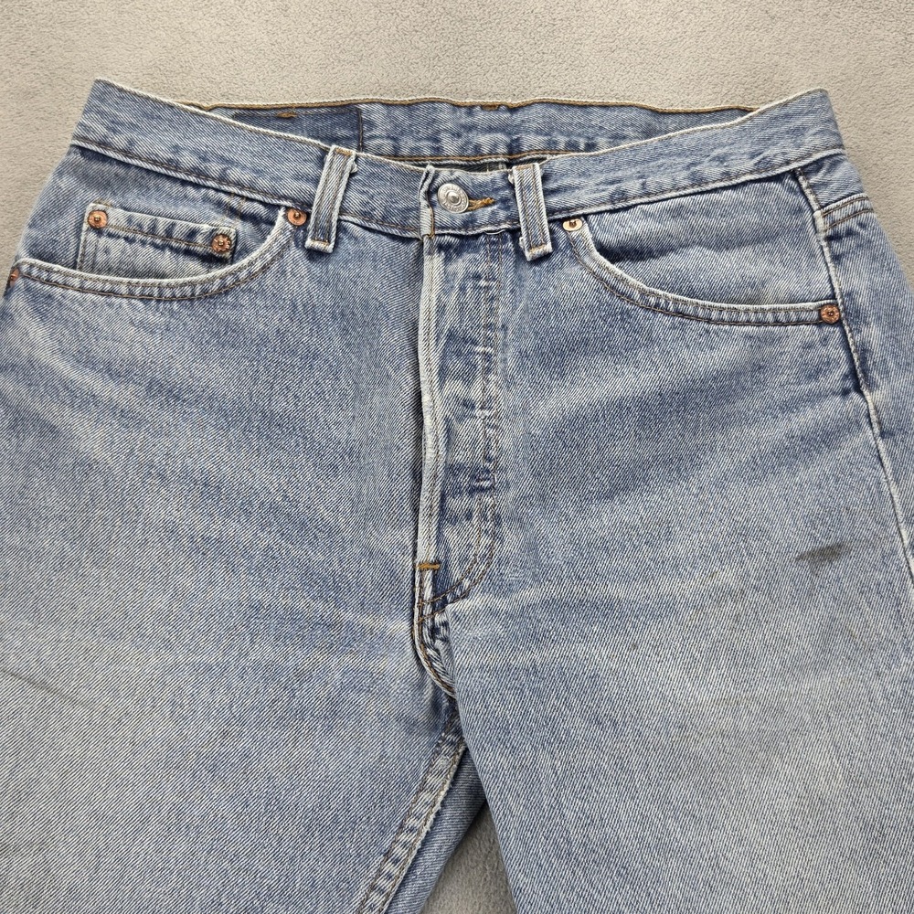 VTG Levis 501 Jeans Mens Blue Made In USA Fits 28x28 - Picture 10 of 16